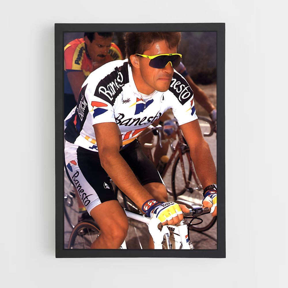 Poster Pedro delgado – affiche Cyclisme (vue 2)